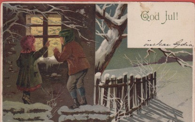 A Mailich Lapset kurkkivat ikkunasta