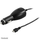Deltaco USB laturi autoon, USB Micro-B uros, 1A, musta UUSI - pikkukuva 1