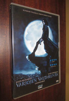 Varjojen valtakunta toiminta/kauhu dvd