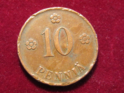 10 penniä 1923
