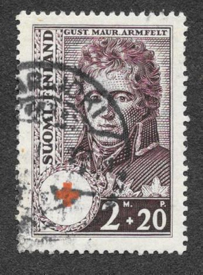 Punainen risti 1936 2+0,20mk (LAPE 195) O