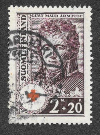 Punainen risti 1936 2+0,20mk (LAPE 195) O