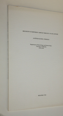 Antonio Matoso-Ferreira : Specificity in different arms o...