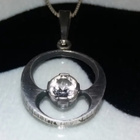 Vintage desing, Karl Laine, finnefeeling, hopea riipus - pikkukuva 4