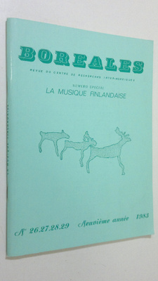 Boreales : Numero special La Musique Finlandaise ndeg26-2...