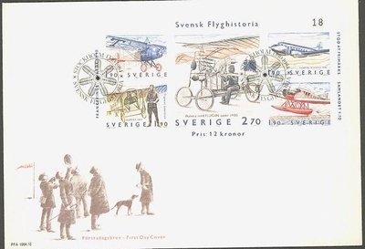 Ruotsi Mi 1300-4 FDC
