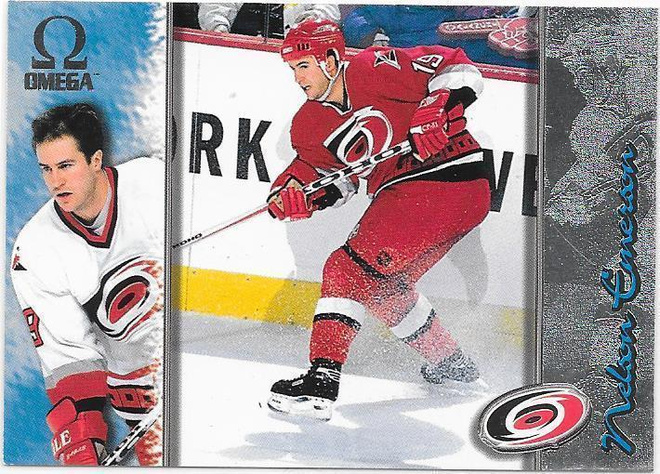 1997-98 Pacific Omega #39 Nelson Emerson Carolina Hurricanes