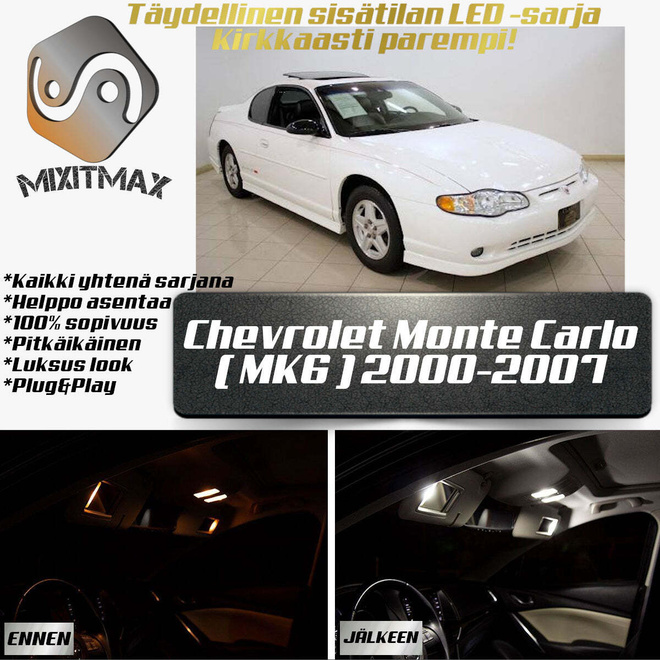 Chevrolet Monte Carlo (MK6) Sisätilan LED-sarja 