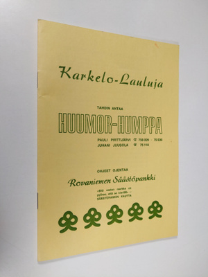 Karkelo-lauluja
