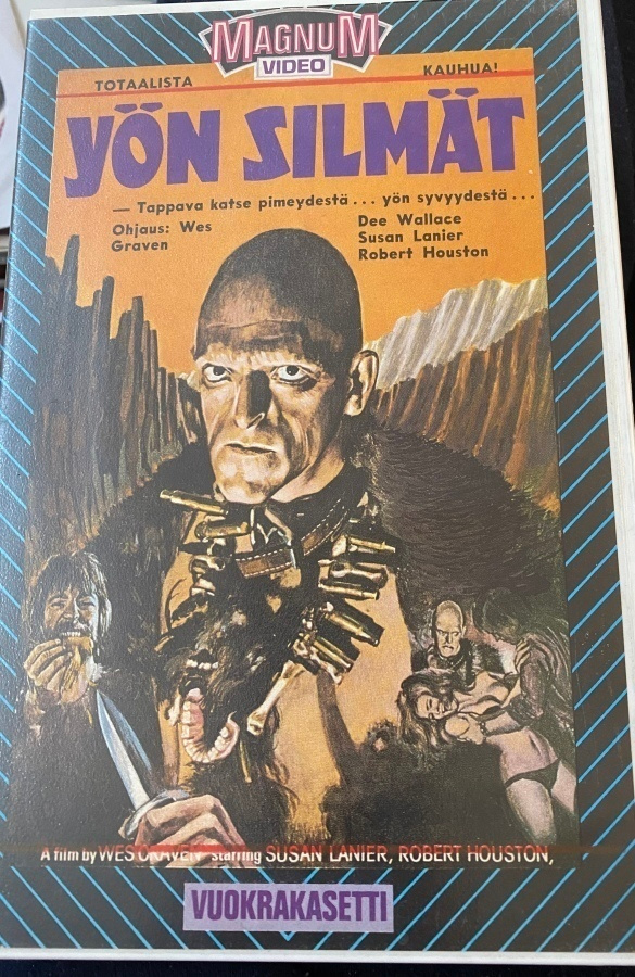 Yön silmät The Hills Have Eyes Suomi-VHS Wes Craven