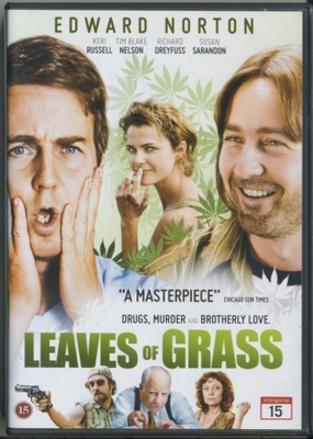 LEAVES OF GRASS – Suomi-DVD 2009, Edward Norton Murhakomedia