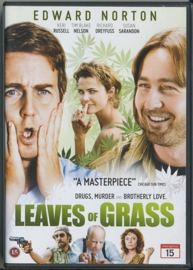 LEAVES OF GRASS – Suomi-DVD 2009, Edward Norton Murhakomedia