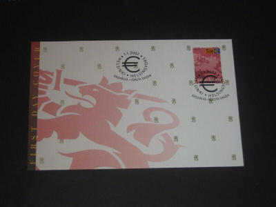 FDC Suomi 2002 Leijona 5mk