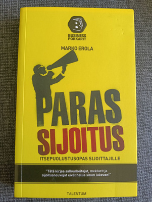 Marko Erola : Paras sijoitus itsepuolustusopas sijoittajille