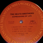 THE HEATH BROTHERS :: EXPRESSIONS OF LIFE :: VINYYLI LP 1981 - pikkukuva 4