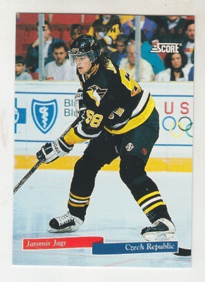 93-94 Score international stars erikoiskortti Jaromir Jagr