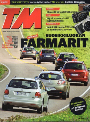 Tekniikan Maailma n:o 18 2011 Vertailu suosikki Farmarit