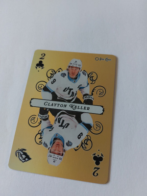 2025-26 O-Pee-Chee Playing Cards #2CLUBS Clayton Keller