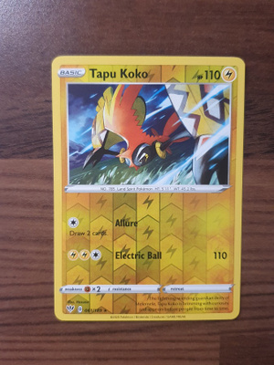Pokemon Tapu Koko 061/189 Reverse holo rare