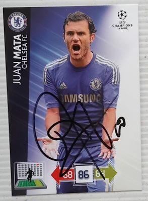 Juan Mata Chelsea signed