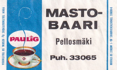 Pellosmäki, Masto - Baari, Paulig  b530
