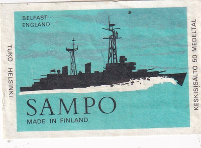 Laiva Belfast, England , SAMPO  b575