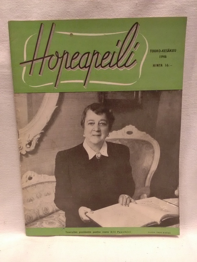 Hopeapeili toukokuu kesäkuu 1946