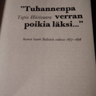 TAPIO HIISIVAARA: TUHANNENPA VERRAN POIKIA LÄKSI - pikkukuva 2