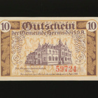 Saksa Notgeld 10 Pfennig, Hermsdorf 4.4.1919 - pikkukuva 2