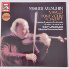 Vivaldi* - Yehudi Menuhin,Fünf Violin-Konzerte - pikkukuva 1