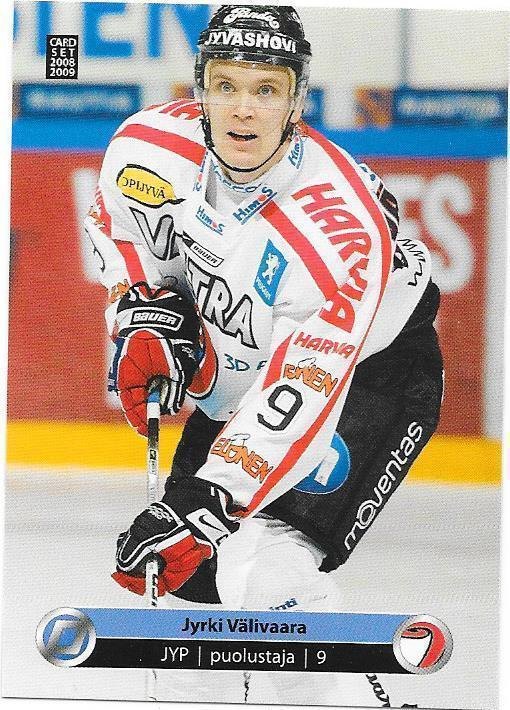 2008-09 CardSet # Jyrki Välivaara JYP