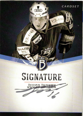 2012-13 Cardset JUUSO IKONEN Blues Ässät Signature