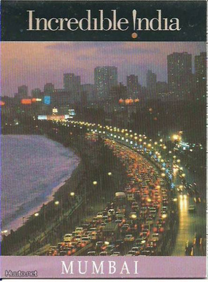 MUMBAI Bombay Intia pieni kartta 2005