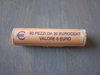 San Marino 20c rulla 2017, nimellishinta 8€