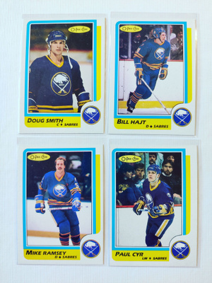 86-87 Opc - Buffalo Sabres 4kpl