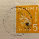 Harvinainen onnittelukortti v. 1949 - pikkukuva 2