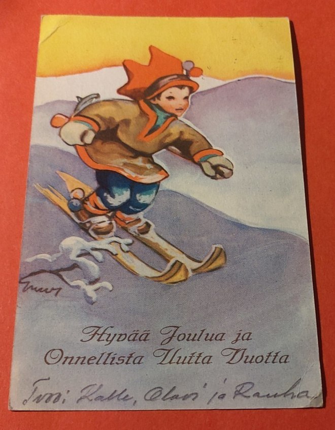 Martta Wendelin : Lapin poika laskettelee