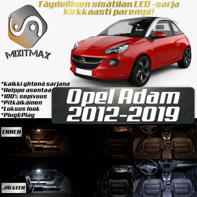 Opel Adam Sisätilan LED-sarja 9-osainen