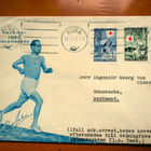 1950 Kotka aikainen olympiamainoskuori 15.9.1950 - pikkukuva 1