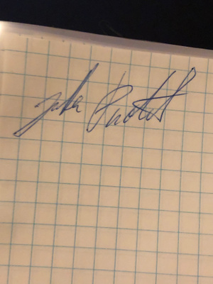 Jukka Puotila nimikirjoitus paperilla