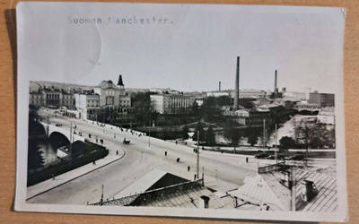 Tampere, keskustaa, kulkenut 1934