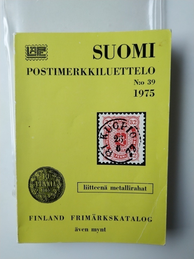 LaPe Suomi postimerkkiluettelo N:o 39 1975