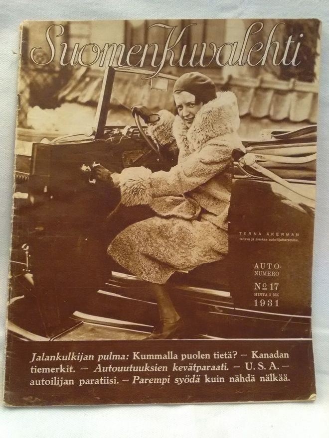 Suomen Kuvalehti N:o 17 huhtikuu 1931 autonumero