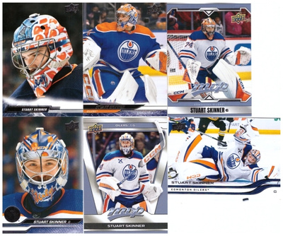 6 x Mv STUART SKINNER Edmonton Oilers