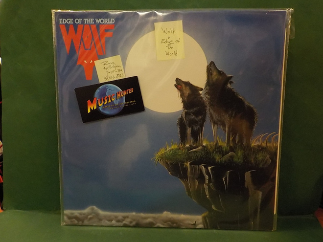 WOLF - EDGE OF THE WORLD M-/M- RARE 1ST BELGIUM PRESS LP