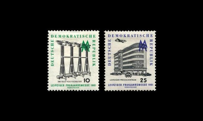 DDR 813-4 ** Leipzigin kevätmessut (1961)