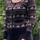 Petite Flute kissa neuletakki M - pikkukuva 2