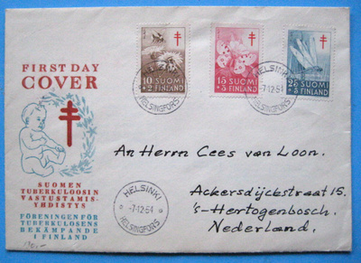 FDC-TUB. 7.12.1954 (100)