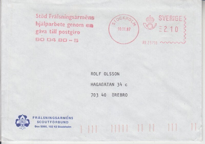 Partio aihe Ruotsi frankkeerausleima