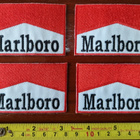 4 kpl Marlboro kangasmerkkejä 8e/setti tai 2.5e/kpl - pikkukuva 2